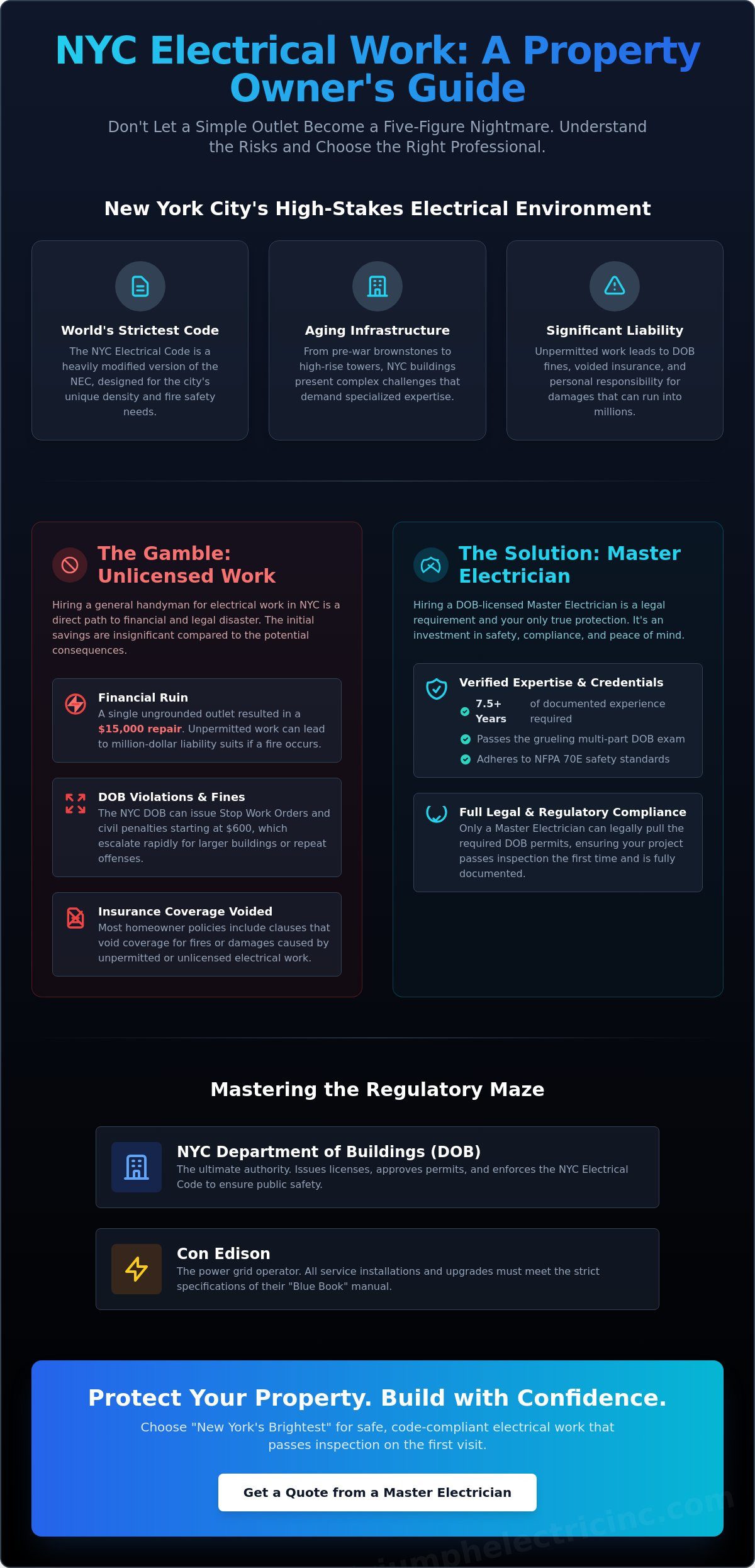Licensed Electrician NYC: The 2026 Property Owner’s Guide to Safe, Code-Compliant Power