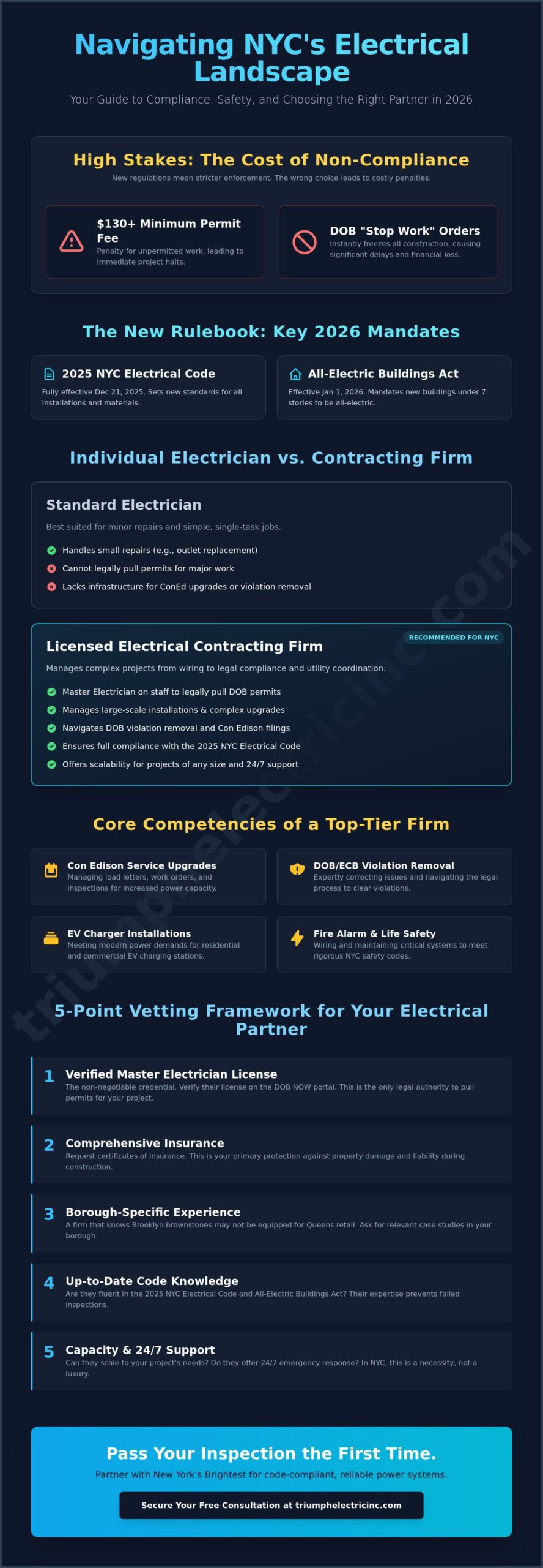 Choosing an Electrical Contracting Firm in NYC: A 2026 Guide to Compliance and Power
