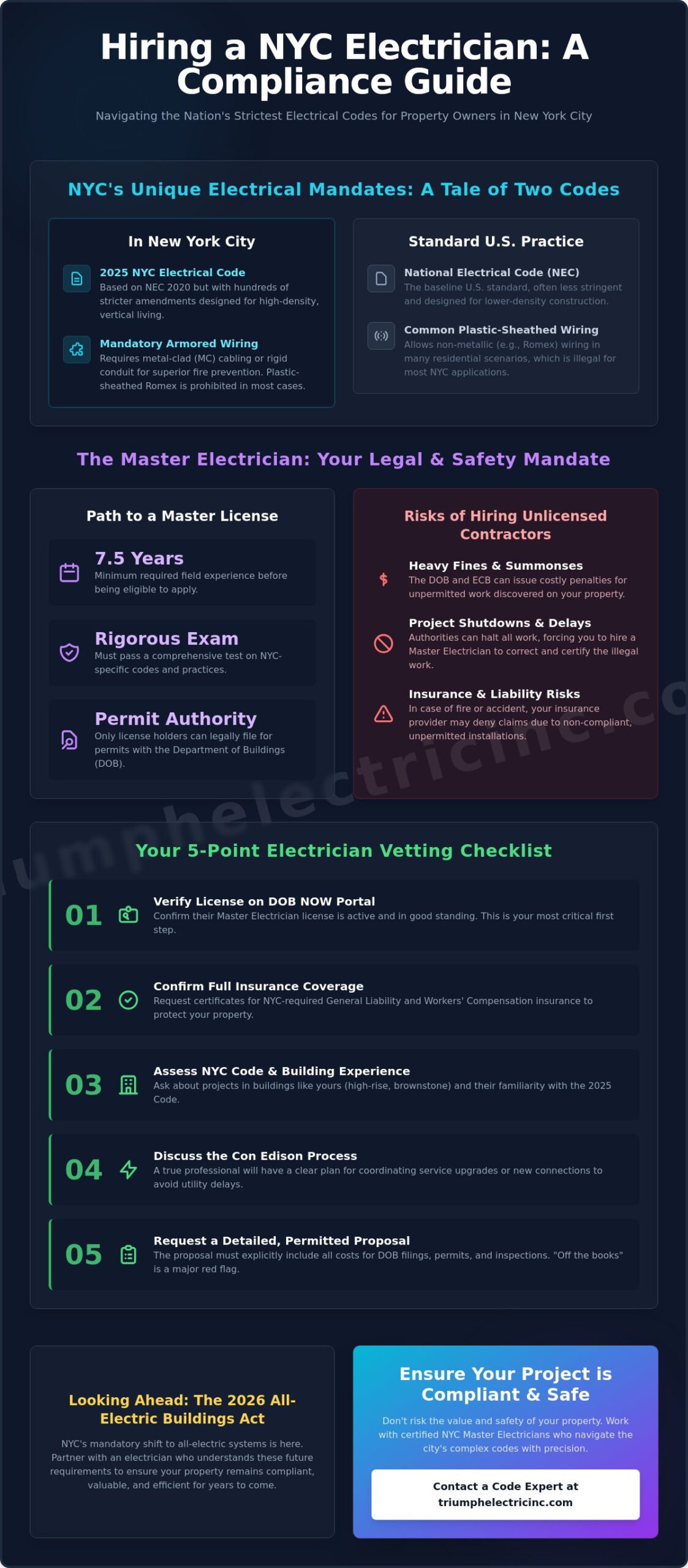 Working with a New York NY Electrician: The Property Owner’s Reference Guide for 2026