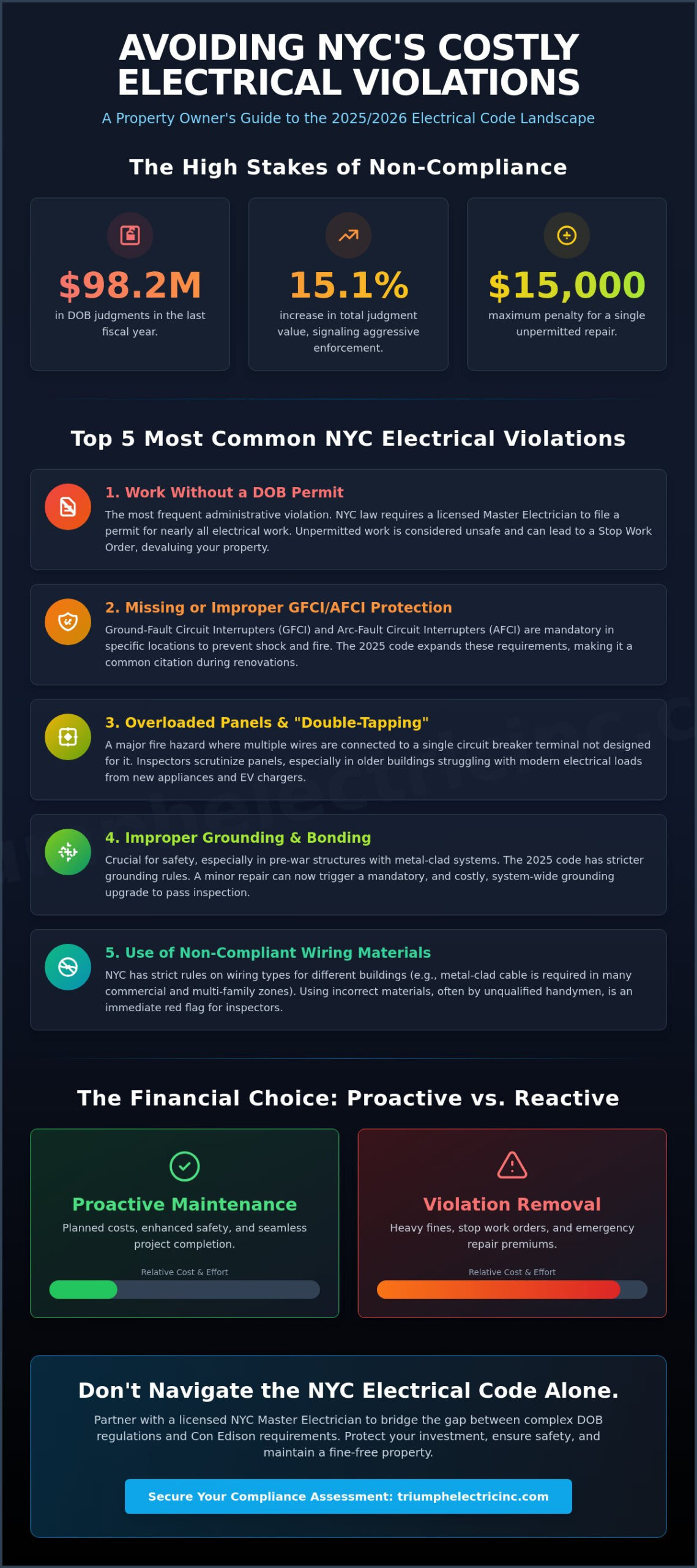 Avoiding Electrical Code Violations in New York City: The 2026 Property Owner’s Guide